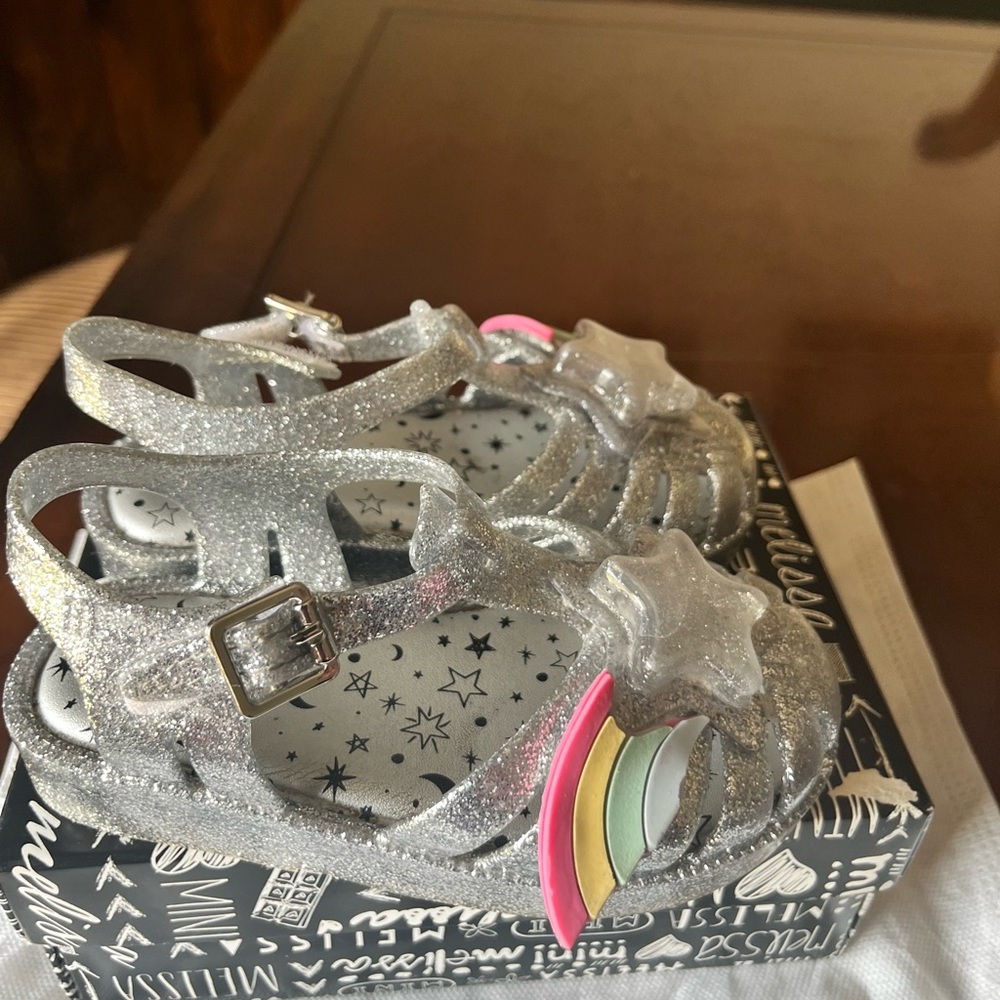 Mini Melissa shoes girl's shoes, my daughter wears them twice -PayPal